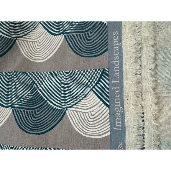 Canvas Imagined Landscapes Headlands Midnight Cotton + Steel Jen Hewett Fabric - Picture 9 of 9
